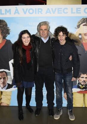 Alix Vaillot - Michel Boujenah - Jean Stan Du Pac CELEBRITES : Filmpremiere - Le coeur en braille - - Paris - 04 12 2016 FedericoPestellini 