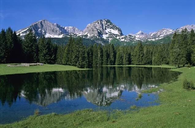 Durmitor mountain range, near Zabljak, Durmitor National Park, UNESCO World Heritage Site, Tramontana, Montenegro, Europe Copyright: StuartxBlack 846-371