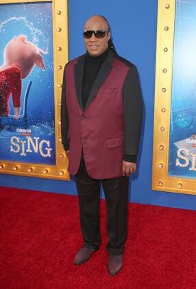 December 3, 2016 - Los Angeles, CA, United States - 03 December 2016 - Los Angeles, California - Stevie Wonder. Universal Pictures Sing Los Angeles Premiere held at Microsoft Theater. Photo Credit: AdMedia Los Angeles United States - ZUMAa123 20161203_zaa_a123_264