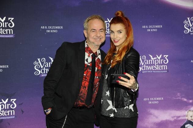 Helmut Zerlett mit Tochter Jana Premiere Die Vampir Schwestern 3 Mathäser Filmpalast Kino, Film, Fernsehen München 04. Dezember 2016