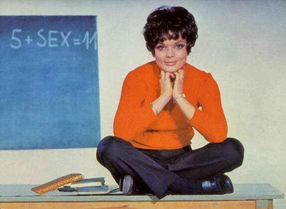 Klassenkeile, (KLASSENKEILE) D 1969, Regie: Franz Josef Gottlieb, USCHI GLAS, Key: Tafel UnitedArchives00019644