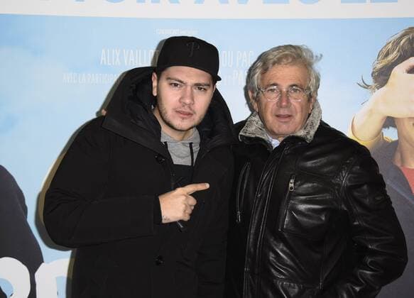 Jeff Panacloc et Michel Boujenah CELEBRITES : Premiere Le coeur en braille - Paris - 04 12 2016 FedericoPestellinix 