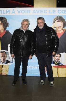 Michel Boujenah, Paul Boujenah CELEBRITES : Premiere Le coeur en braille - Paris - 04 12 2016 FedericoPestellinix 