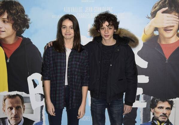 Jean-Stan Du Pac et sa soeur Delma CELEBRITES : Premiere Le coeur en braille - Paris - 04 12 2016 FedericoPestellinix 