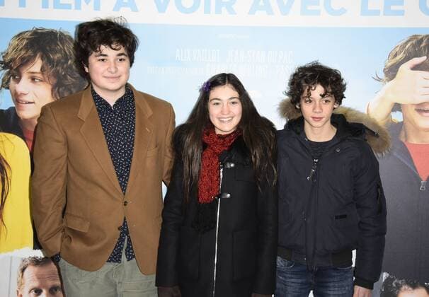 Antoine Khorsand, Alix Vaillot, Jean Stan Du Pac CELEBRITES : Premiere Le coeur en braille - Paris - 04 12 2016 FedericoPestellinix 