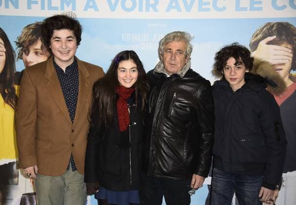 Antoine Khorsand, Alix Vaillot, Michel Boujenah and Jean Stan Du Pac CELEBRITES : Premiere Le coeur en braille - Paris - 04 12 2016 FedericoPestellinix 