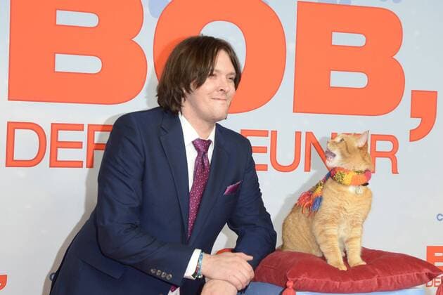 BOB, der Streuner BOB der Streuner, James Bowen Ankunft PREMIERE BOB, der Streuner nach einer wahren Geschichte, im Kino in der Kulturbrauerei in Berlin am 06.12.2016 APP