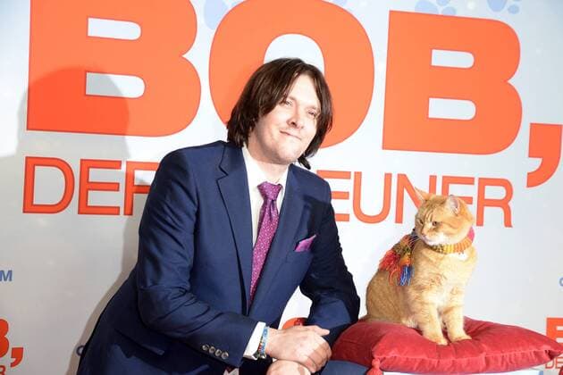 BOB, der Streuner BOB der Streuner, James Bowen Ankunft PREMIERE BOB, der Streuner nach einer wahren Geschichte, im Kino in der Kulturbrauerei in Berlin am 06.12.2016 APP