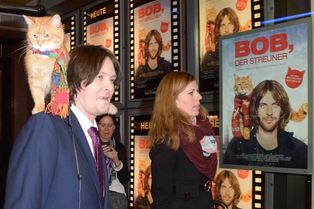 BOB, der Streuner BOB der Streuner, James Bowen Ankunft PREMIERE BOB, der Streuner nach einer wahren Geschichte, im Kino in der Kulturbrauerei in Berlin am 06.12.2016 APP
