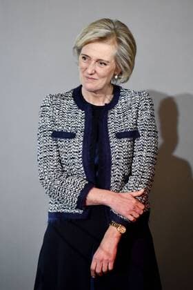Princess Astrid of Belgium pictured during a bestowing of the honorary distinction of Commander in the Order of the Crown, in marge of a visit to Cinemark on the fourth day of the economic mission of Belgium s Princess Astrid in Texas, United States, Tuesday 06 December 2016, in Austin.  DIRKxWAEM 04991758