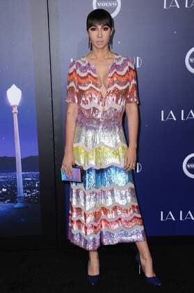 December 6, 2016 - Westwood, CA, United States - 06 December 2016 - Westwood, California. Jackie Cruz. Premiere of Liongate s La La Land held at Mann Village Theater. Photo Credit: AdMedia Westwood United States - ZUMAa123 20161206_zaa_a123_077