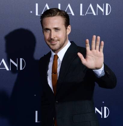Cast member Ryan Gosling attends the premiere of the motion picture musical comedy La La Land at Mann Village Theater in the Westwood section of Los Angeles on December 6, 2016. Storyline: A jazz pianist falls for an aspiring actress in Los Angeles.  LAP2016120606 JIMxRUYMEN