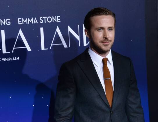 Cast member Ryan Gosling attends the premiere of the motion picture musical comedy La La Land at Mann Village Theater in the Westwood section of Los Angeles on December 6, 2016. Storyline: A jazz pianist falls for an aspiring actress in Los Angeles.  LAP2016120609 JIMxRUYMEN