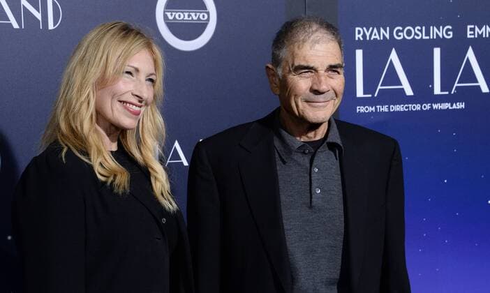 Cast member Bob Forster and his wife Evie Forster attend the premiere of the motion picture musical comedy La La Land at Mann Village Theater in the Westwood section of Los Angeles on December 6, 2016. Storyline: A jazz pianist falls for an aspiring actress in Los Angeles.  LAP2016120633 JIMxRUYMEN