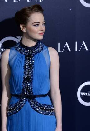 Cast member Emma Stone attends the premiere of the motion picture musical comedy La La Land at Mann Village Theater in the Westwood section of Los Angeles on December 6, 2016. Storyline: A jazz pianist falls for an aspiring actress in Los Angeles.  LAP2016120639 JIMxRUYMEN