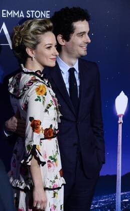 Director writer Damien Chazelle and a guest attend the premiere of the motion picture musical comedy La La Land at Mann Village Theater in the Westwood section of Los Angeles on December 6, 2016. Storyline: A jazz pianist falls for an aspiring actress in Los Angeles.  LAP2016120635 JIMxRUYMEN