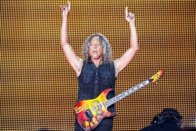 Kirk Hammett of Metallica performs on August 20th, 2016 at US Bank Satdium in Minneapolis, Minnesota. USA - 2016 - Metallica perform in Minneapolis  Copyright: xRaymondxAhnerx met_12