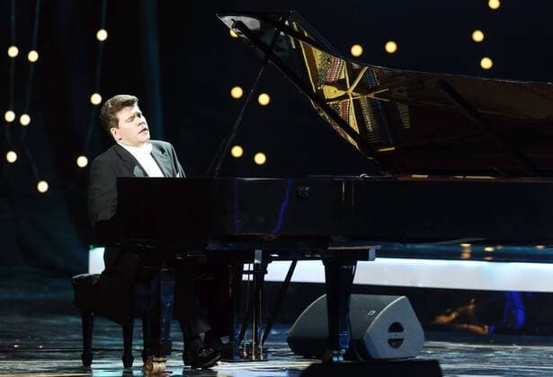 MOSCOW, RUSSIA - DECEMBER 7, 2016: Russian pianist Denis Matsuev performs during the First Russian National Music Awards ceremony at the State Kremlin Palace. Vyacheslav Prokofyev TASS  TS03A4A2