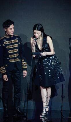 BEIJING, CHINA - DECEMBER 07: Fashion model Ming Xi Mengyao attends the 13th Man At His Best Award at the Worker s Stadium on December 7, 2016 in Beijing, China.  CFP496716789