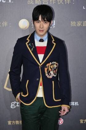 BEIJING, CHINA - DECEMBER 07: Actor Chen Xuedong poses on the red carpet of the 13th Man At His Best Award at the Worker s Stadium on December 7, 2016 in Beijing, China.  CFP496717258