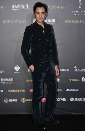 BEIJING, CHINA - DECEMBER 07: Actor and model Joe Cheng poses on the red carpet of the 13th Man At His Best Award at the Worker s Stadium on December 7, 2016 in Beijing, China.  CFP496717261