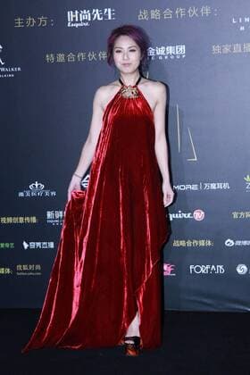 BEIJING, CHINA - DECEMBER 07: Singer and actress Miriam Yeung poses on the red carpet of the 13th Man At His Best Award at the Worker s Stadium on December 7, 2016 in Beijing, China.  CFP496717287