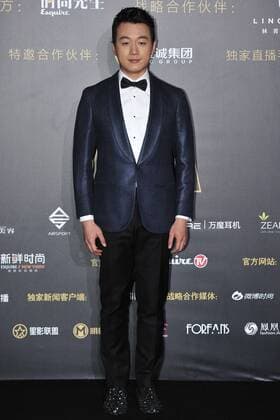 BEIJING, CHINA - DECEMBER 07: Actor Tong Dawei poses on the red carpet of the 13th Man At His Best Award at the Worker s Stadium on December 7, 2016 in Beijing, China.  CFP496717267