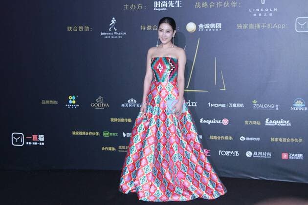 BEIJING, CHINA - DECEMBER 07: Actress Ma Su poses on the red carpet of the 13th Man At His Best Award at the Worker s Stadium on December 7, 2016 in Beijing, China.  CFP496717293
