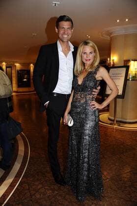Sonja Kiefer mit Freund Cedric Schwarz 10 Jahre Audi Generation Award Preis, Auszeichnung Hotel Bayerischer Hof München 07. Dezember 2016