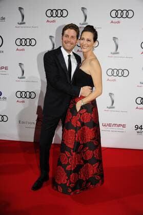 Philip Greffenius mit Ehefrau Evelyn 10 Jahre Audi Generation Award Preis, Auszeichnung Hotel Bayerischer Hof München 07. Dezember 2016