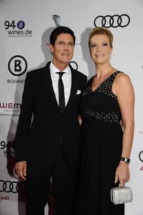 Maria Höfl-Riesch mit Ehemann Marcus 10 Jahre Audi Generation Award Preis, Auszeichnung Hotel Bayerischer Hof München 07. Dezember 2016