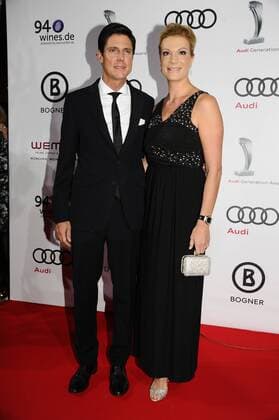 Maria Höfl-Riesch mit Ehemann Marcus 10 Jahre Audi Generation Award Preis, Auszeichnung Hotel Bayerischer Hof München 07. Dezember 2016