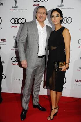 Verona Pooth mit Ehemann Franjo 10 Jahre Audi Generation Award Preis, Auszeichnung Hotel Bayerischer Hof München 07. Dezember 2016