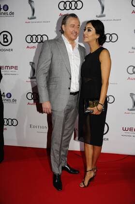 Verona Pooth mit Ehemann Franjo 10 Jahre Audi Generation Award Preis, Auszeichnung Hotel Bayerischer Hof München 07. Dezember 2016