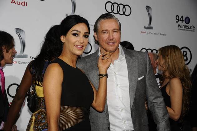 Verona Pooth mit Ehemann Franjo 10 Jahre Audi Generation Award Preis, Auszeichnung Hotel Bayerischer Hof München 07. Dezember 2016