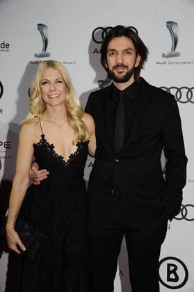 Max Wiedemann mit Tina Kaiser 10 Jahre Audi Generation Award Preis, Auszeichnung Hotel Bayerischer Hof München 07. Dezember 2016