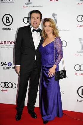 Cosima von Borsody mit Ehemann Bernd Hock 10 Jahre Audi Generation Award Preis, Auszeichnung Hotel Bayerischer Hof München 07. Dezember 2016