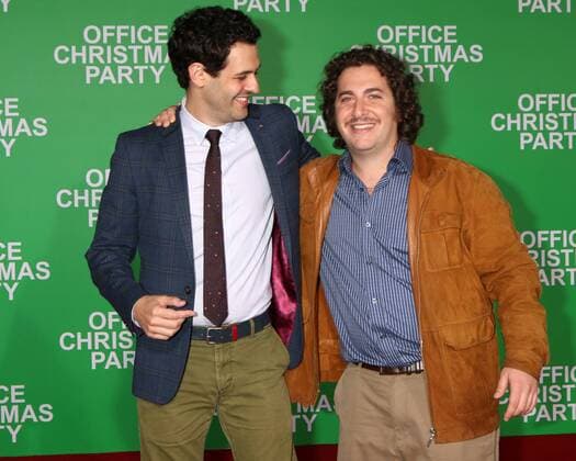 LOS ANGELES - DEC 7: Andrew Leeds, Oliver Cooper at the Office Christmas Party Premiere at Village Theater on December 7, 2016 in Westwood, CA  Copyright: xKathyxHutchinsx xIPAx