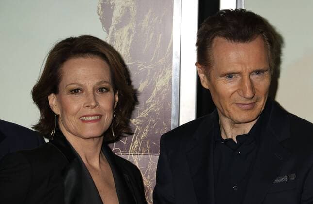December 7, 2016 - New York, New York, U.S. - Actress SIGOURNEY WEAVER and actor LIAM NEESON attend the New York premiere of A Monster Calls held at Loews Lincoln Square. New York U.S. - ZUMAk03_ 20161207_zaf_k03_022