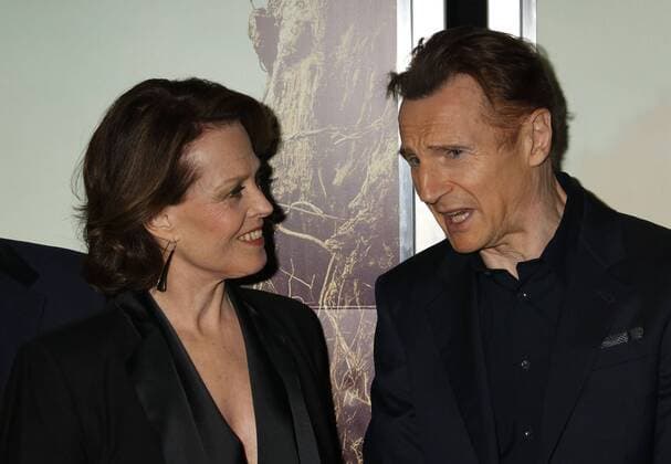 December 7, 2016 - New York, New York, U.S. - Actress SIGOURNEY WEAVER and actor LIAM NEESON attend the New York premiere of A Monster Calls held at Loews Lincoln Square. New York U.S. - ZUMAk03_ 20161207_zaf_k03_050