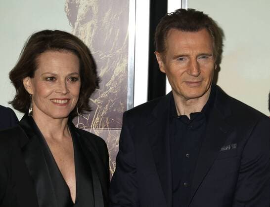 December 7, 2016 - New York, New York, U.S. - Actress SIGOURNEY WEAVER and actor LIAM NEESON attend the New York premiere of A Monster Calls held at Loews Lincoln Square. New York U.S. - ZUMAk03_ 20161207_zaf_k03_052