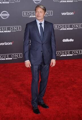 December 10, 2016 - Hollywood, CA, United States - 10 December 2016 - Hollywood, California - Madds Mikkelsen. Rogue One: A Star Wars Story World premiere held at Pantages Theater. Photo Credit: AdMedia Hollywood United States - ZUMAa123 20161210_zaa_a123_107