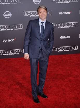 December 10, 2016 - Hollywood, CA, United States - 10 December 2016 - Hollywood, California - Madds Mikkelsen. Rogue One: A Star Wars Story World premiere held at Pantages Theater. Photo Credit: AdMedia Hollywood United States - ZUMAa123 20161210_zaa_a123_112