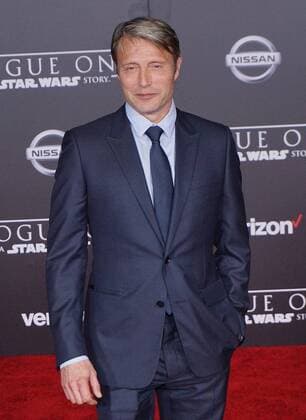 December 10, 2016 - Hollywood, CA, United States - 10 December 2016 - Hollywood, California - Madds Mikkelsen. Rogue One: A Star Wars Story World premiere held at Pantages Theater. Photo Credit: AdMedia Hollywood United States - ZUMAa123 20161210_zaa_a123_123