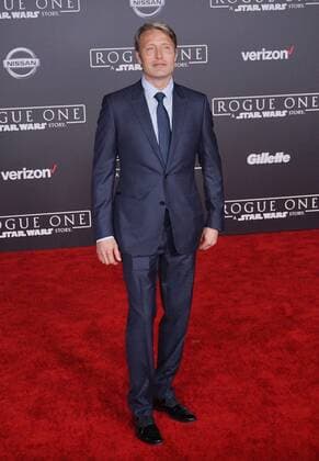 December 10, 2016 - Hollywood, CA, United States - 10 December 2016 - Hollywood, California - Madds Mikkelsen. Rogue One: A Star Wars Story World premiere held at Pantages Theater. Photo Credit: AdMedia Hollywood United States - ZUMAa123 20161210_zaa_a123_133
