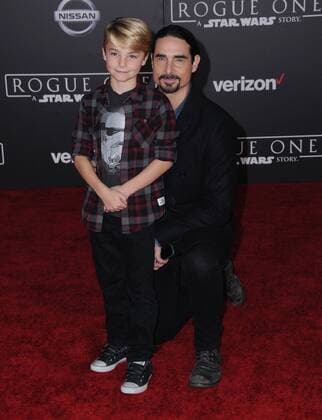 December 10, 2016 - Hollywood, CA, United States - 10 December 2016 - Hollywood, California - Mason Richardson, Kevin Richardson. Rogue One: A Star Wars Story World premiere held at Pantages Theater. Photo Credit: AdMedia Hollywood United States - ZUMAa123 20161210_zaa_a123_151