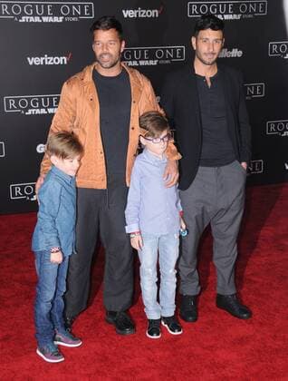 December 10, 2016 - Hollywood, CA, United States - 10 December 2016 - Hollywood, California - Ricky Martin. Rogue One: A Star Wars Story World premiere held at Pantages Theater. Photo Credit: AdMedia Hollywood United States - ZUMAa123 20161210_zaa_a123_162