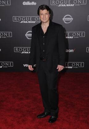 December 10, 2016 - Hollywood, CA, United States - 10 December 2016 - Hollywood, California - Nathan Fillion. Rogue One: A Star Wars Story World premiere held at Pantages Theater. Photo Credit: AdMedia Hollywood United States - ZUMAa123 20161210_zaa_a123_169