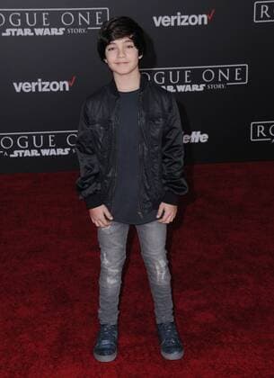 December 10, 2016 - Hollywood, CA, United States - 10 December 2016 - Hollywood, California - Bryce Gheisar. Rogue One: A Star Wars Story World premiere held at Pantages Theater. Photo Credit: AdMedia Hollywood United States - ZUMAa123 20161210_zaa_a123_176