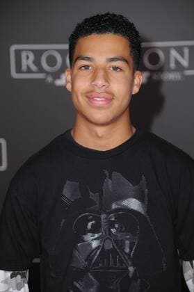 December 10, 2016 - Hollywood, CA, United States - 10 December 2016 - Hollywood, California - Marcus Scribner. Rogue One: A Star Wars Story World premiere held at Pantages Theater. Photo Credit: AdMedia Hollywood United States - ZUMAa123 20161210_zaa_a123_182
